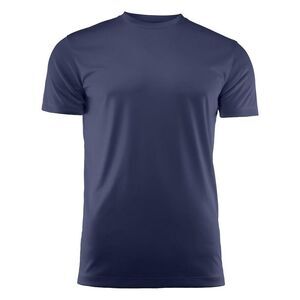 Printer RED Mens Run Active T-Shirt / Navy